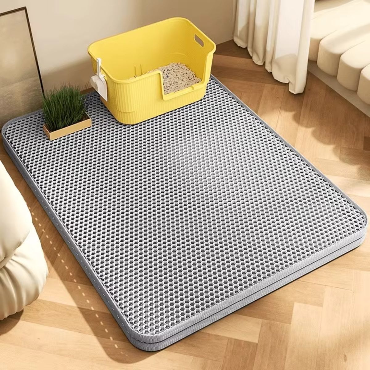 Heavy Duty Waterproof Cat Litter Mat